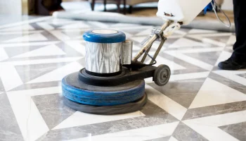 trick for cleaning marble floors