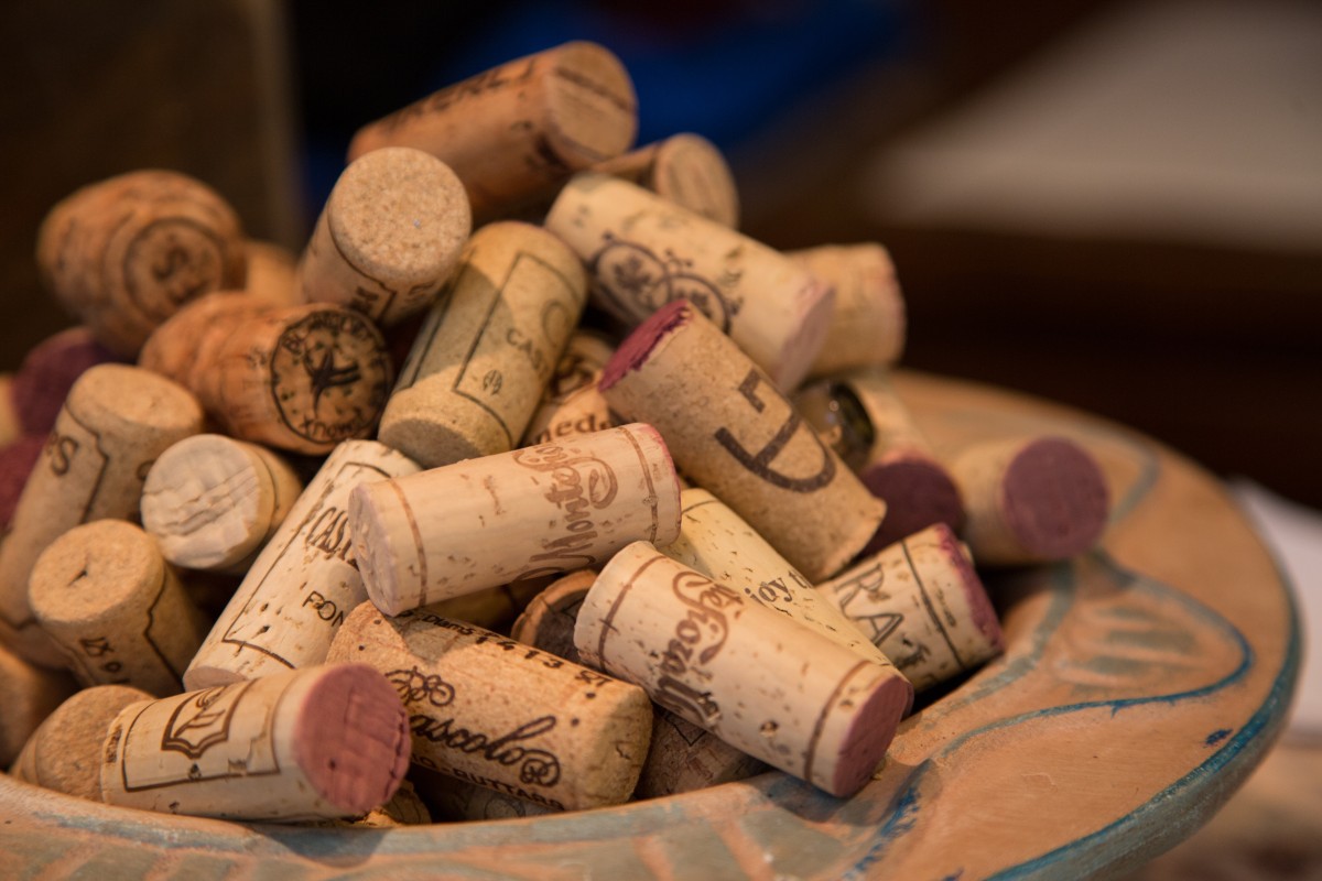old wine corks